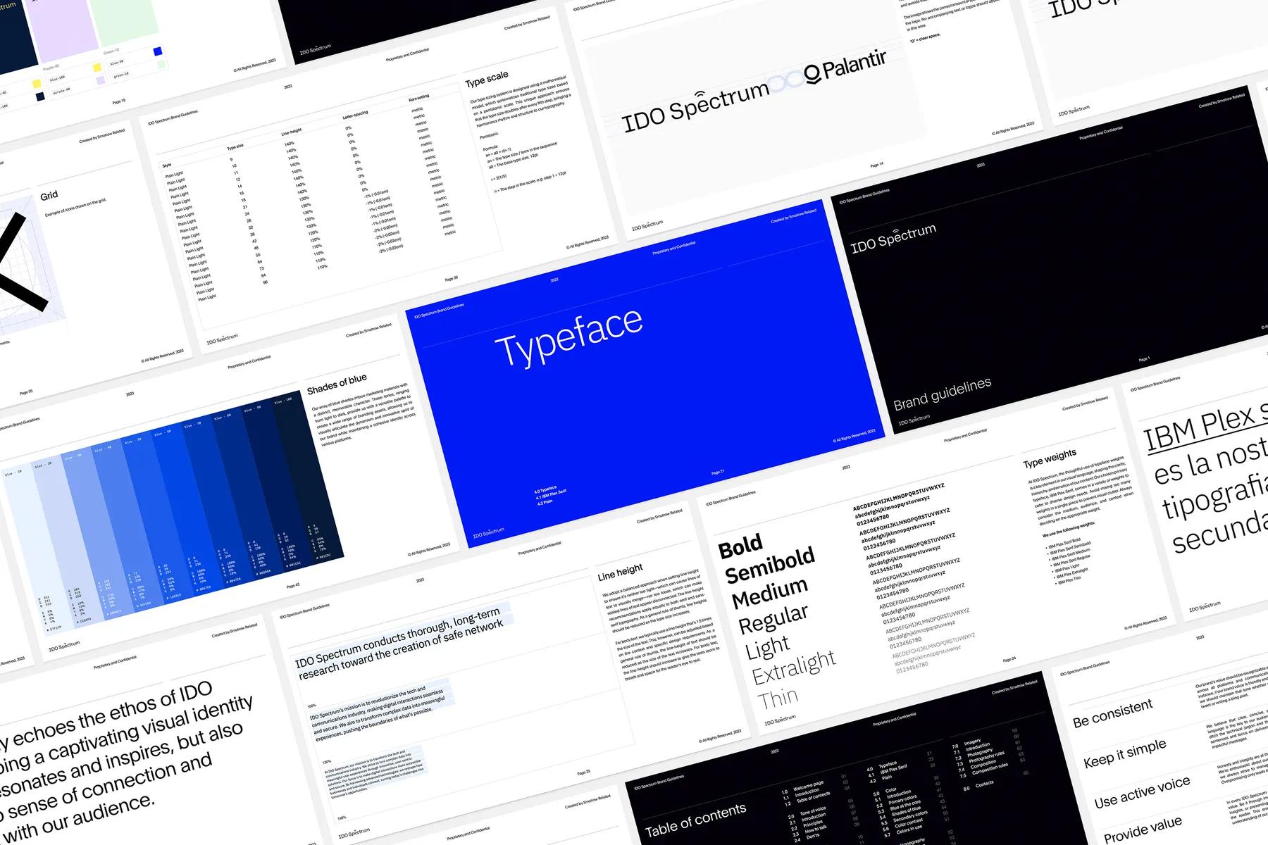 IDO Spectrum – Brand Style Guidelines Template for InDesign