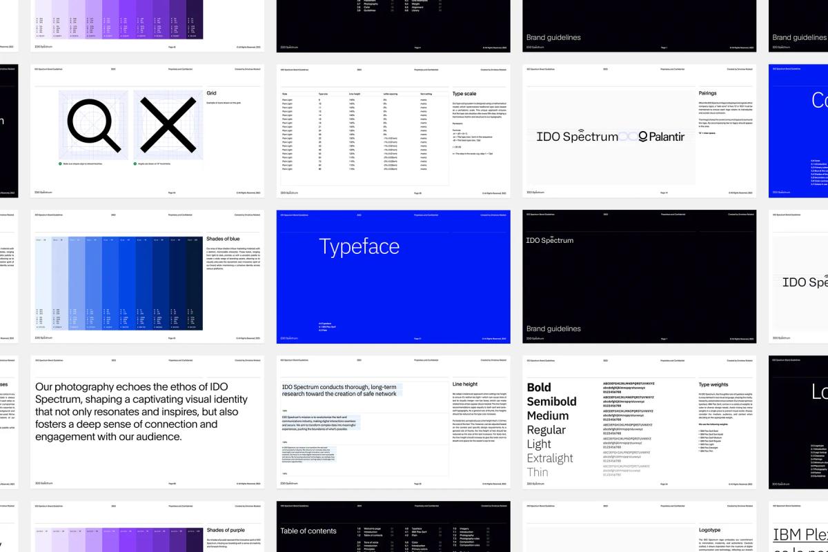 IDO Spectrum – Brand Style Guidelines Template for InDesign