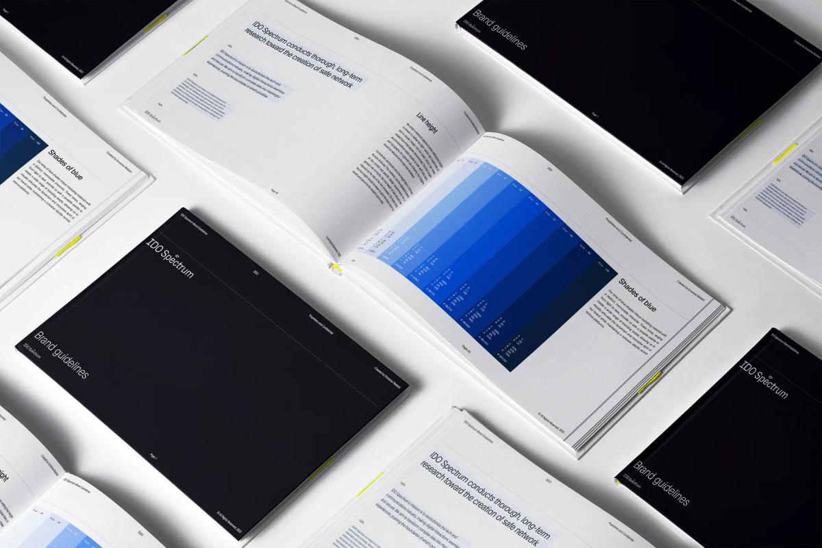 IDO Spectrum – Brand Style Guidelines Template for InDesign