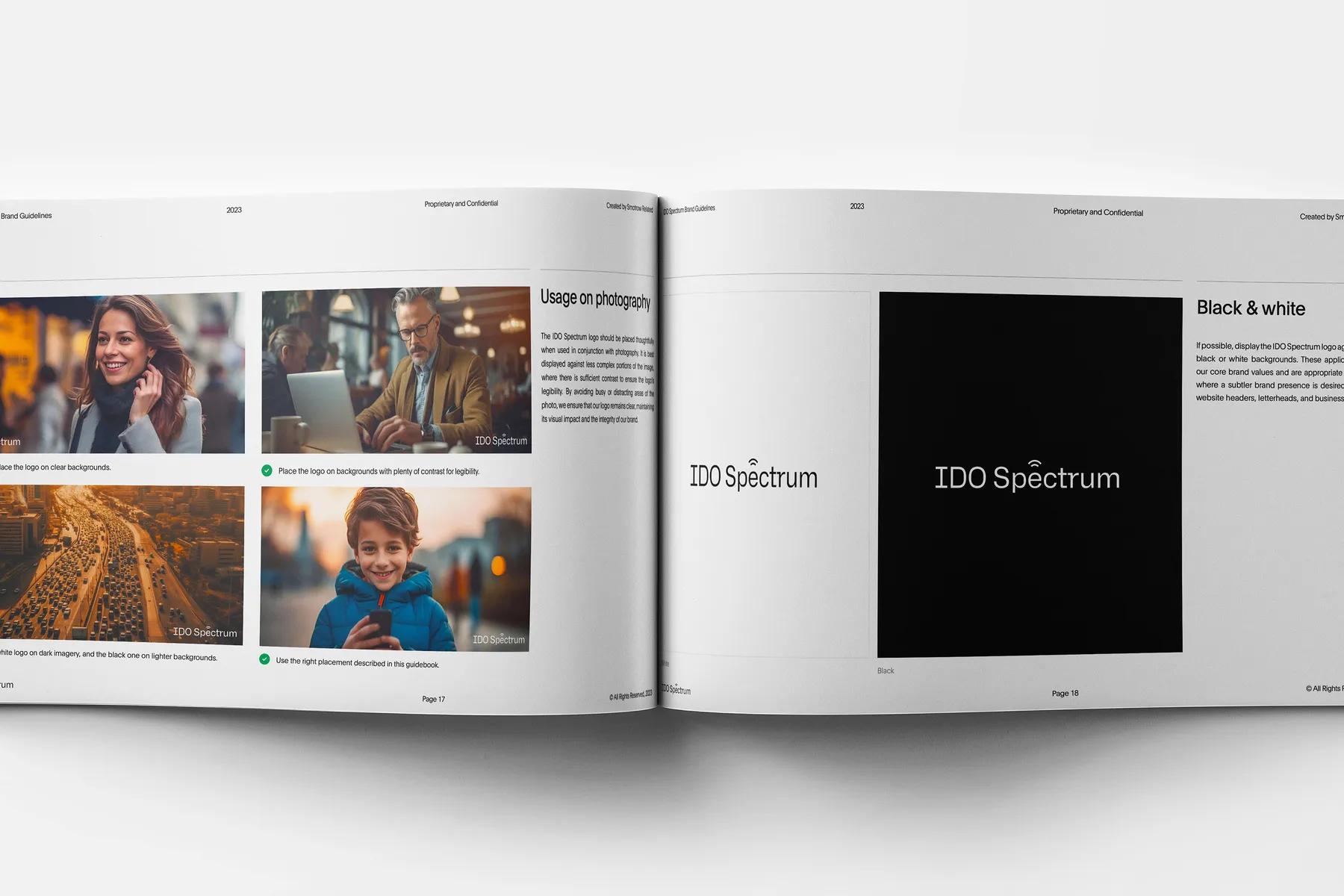 IDO Spectrum – Brand Style Guidelines Template for InDesign