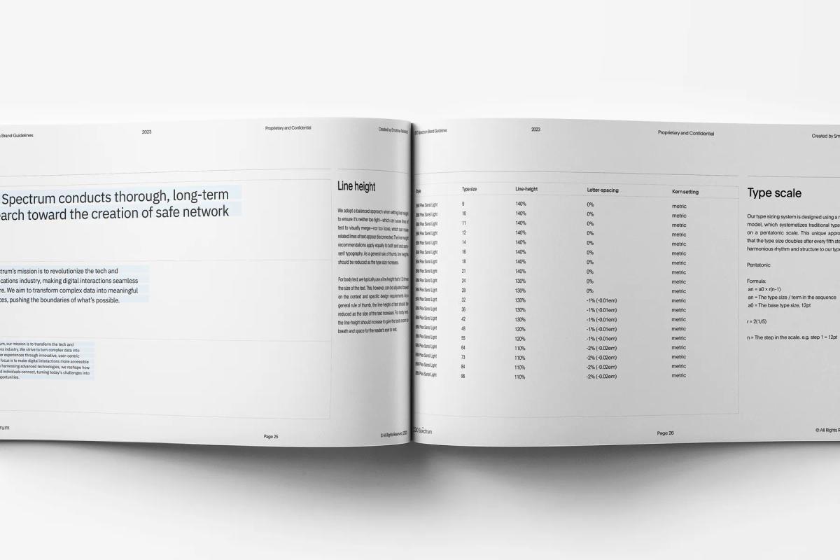 IDO Spectrum – Brand Style Guidelines Template for InDesign