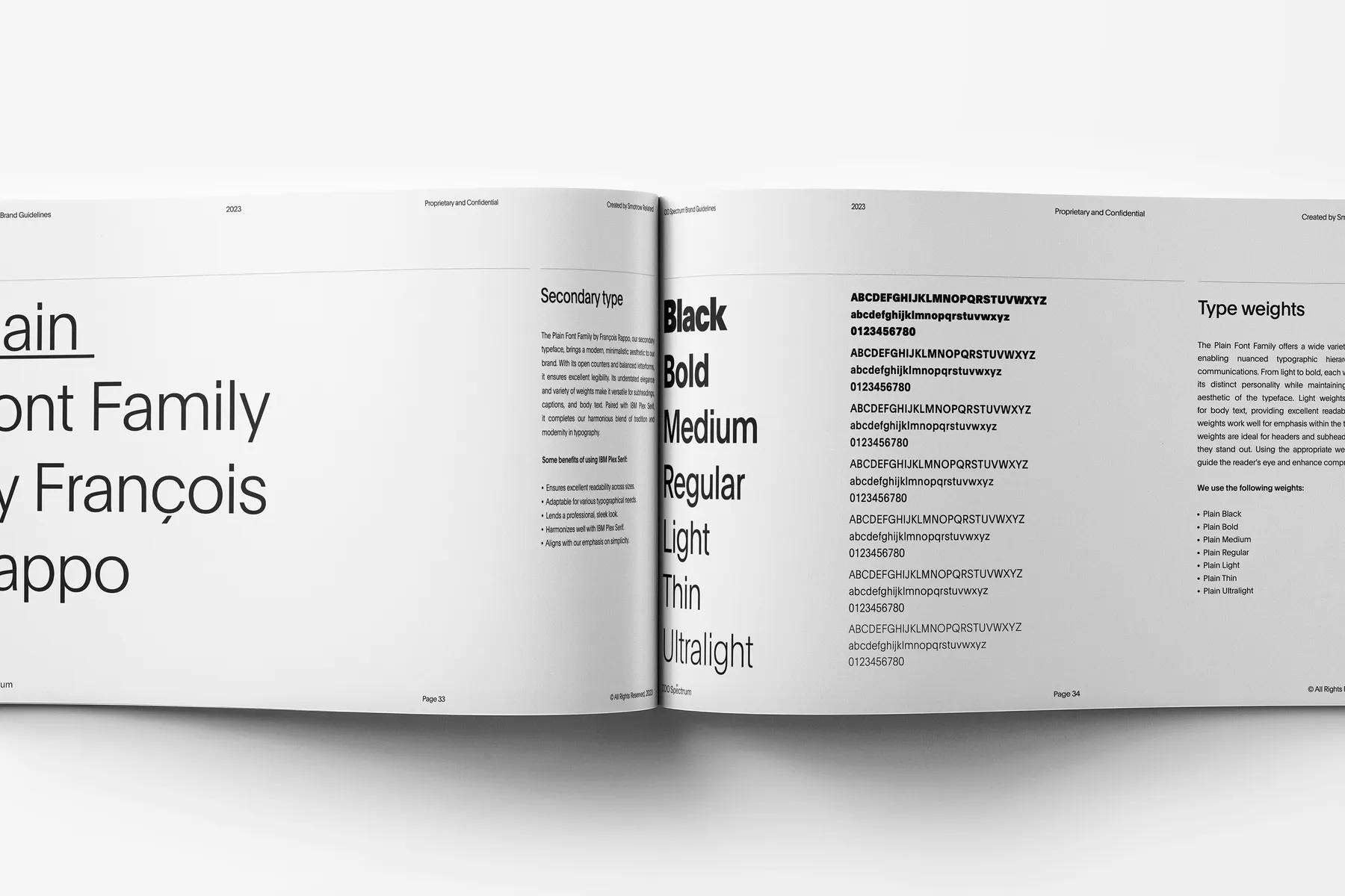 IDO Spectrum – Brand Style Guidelines Template for InDesign