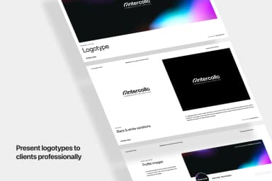 Logo Presentation Template for InDesign