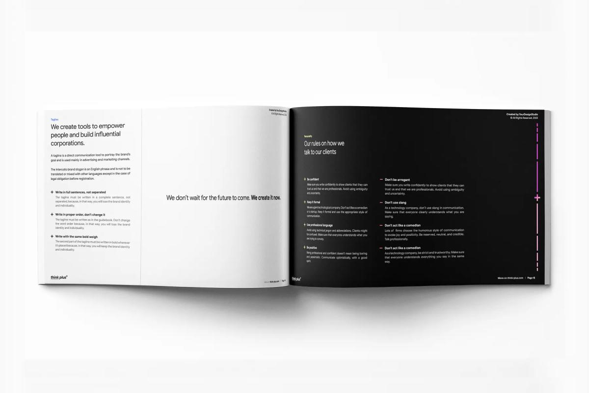 70-Page Style Guide Template for InDesign