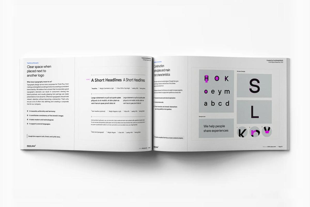 70-Page Style Guide Template for InDesign