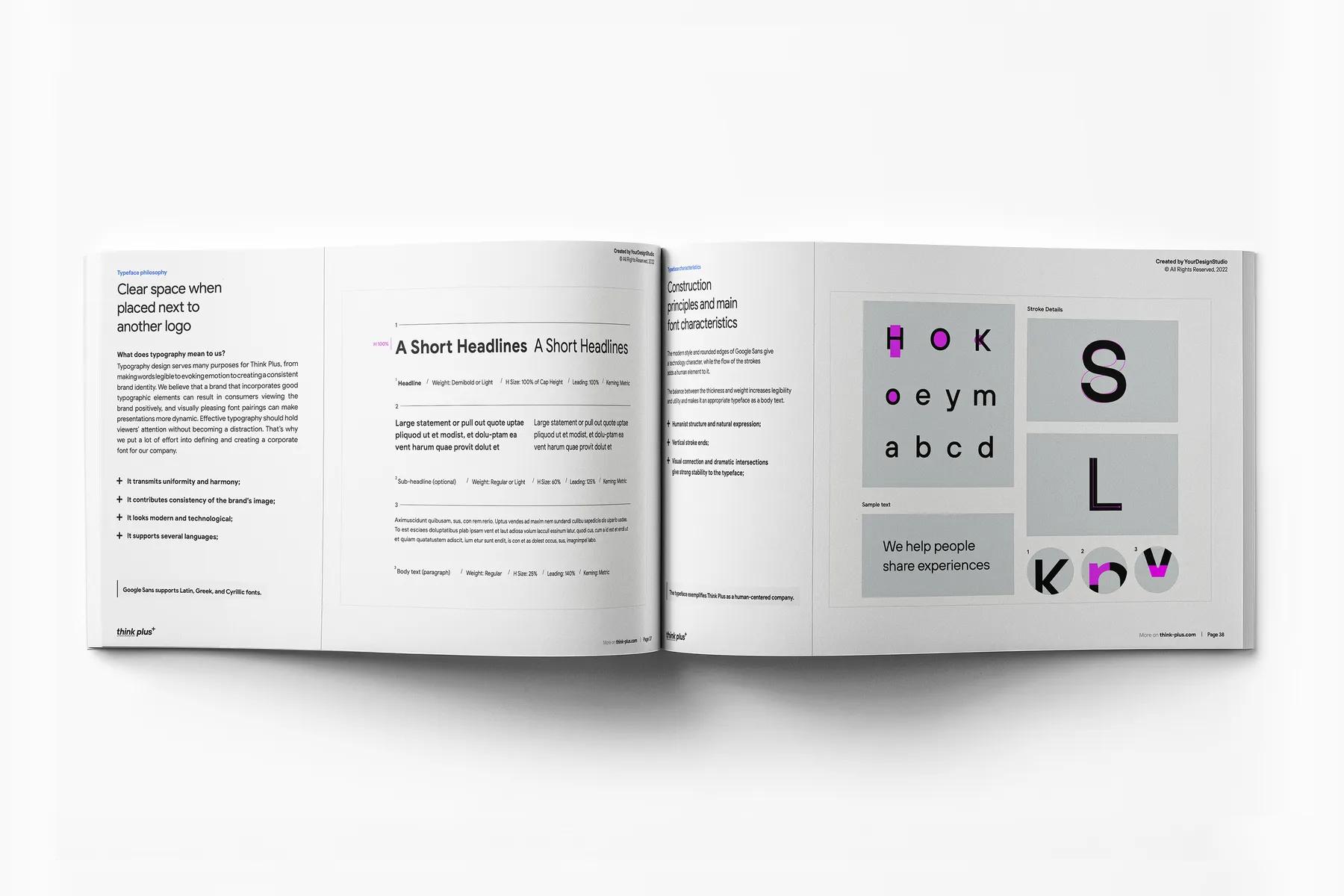 70-Page Style Guide Template for InDesign