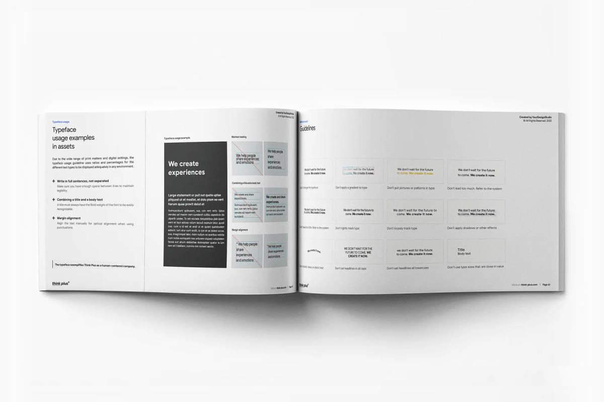 70-Page Style Guide Template for InDesign