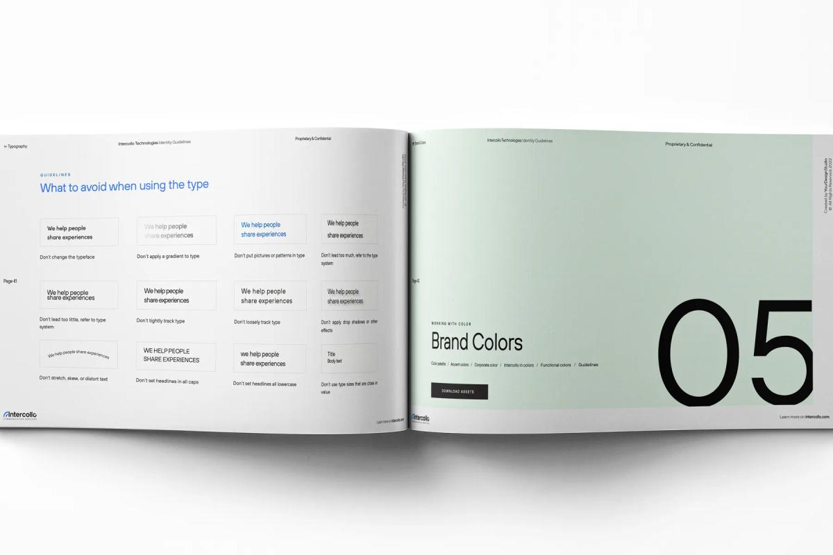 82-Page Brand Guidelines Template for InDesign