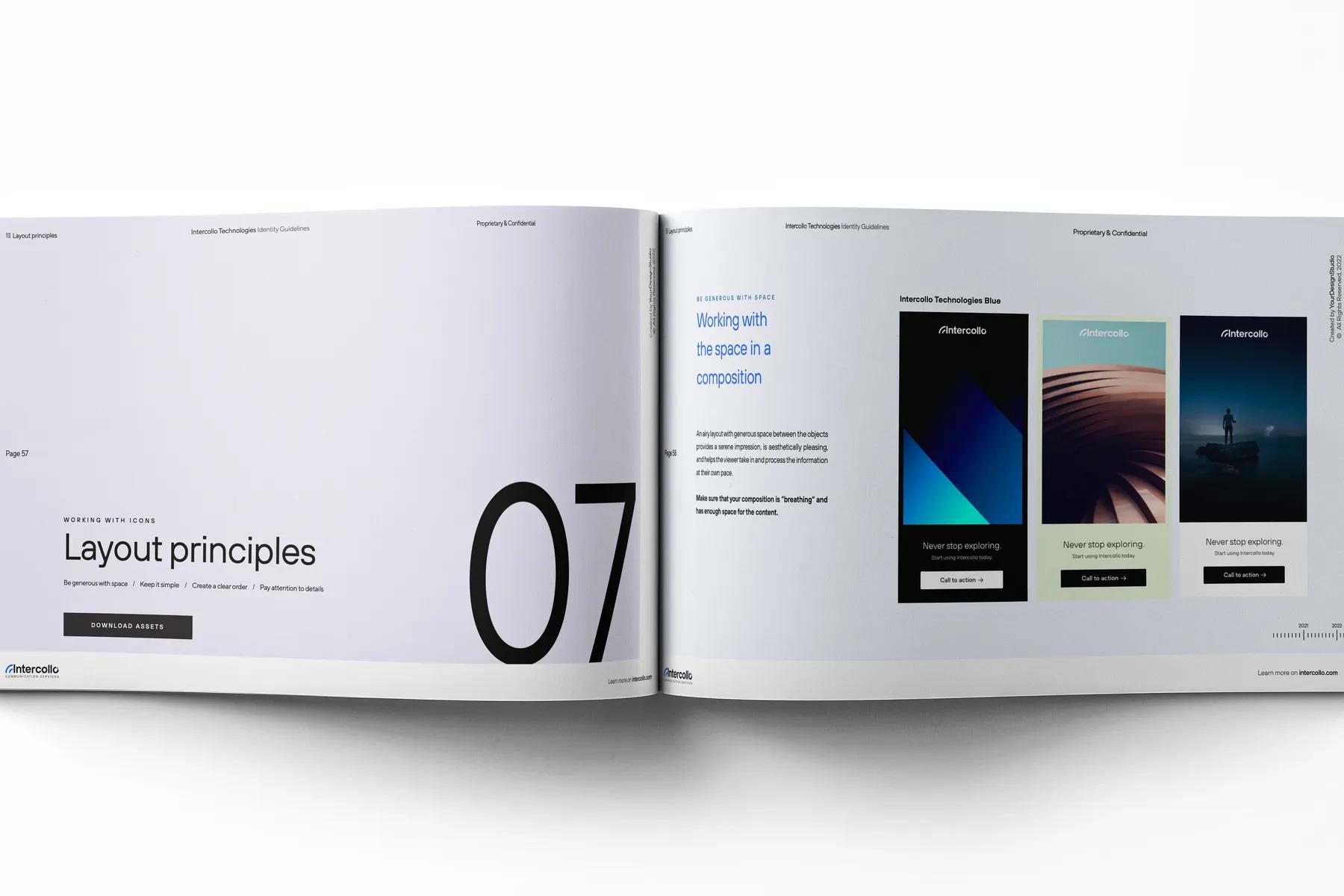 82-Page Brand Guidelines Template for InDesign