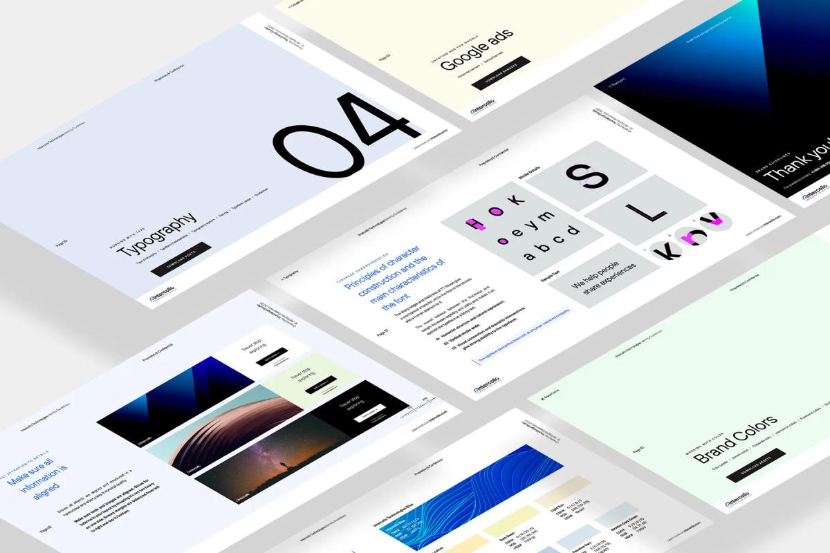 82-Page Brand Guidelines Template for InDesign