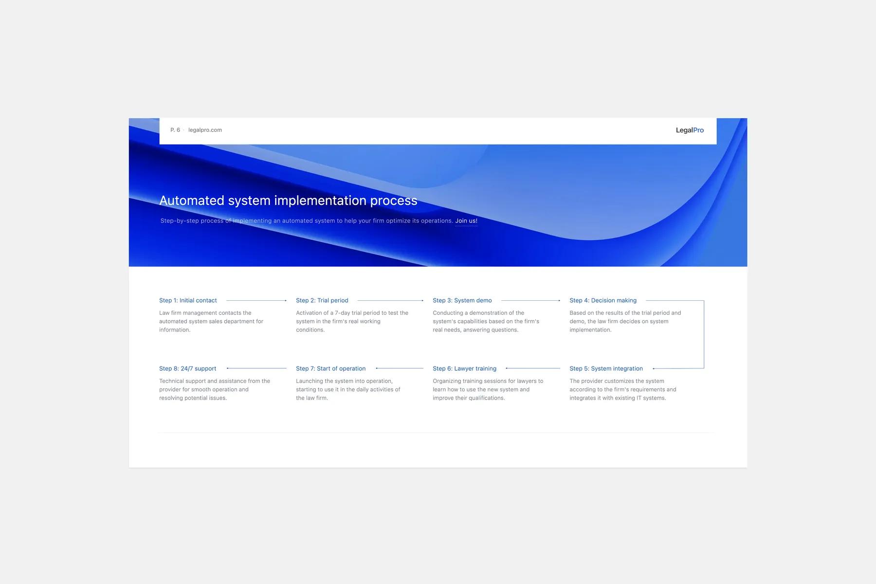 Software Company Presentation Template for Keynote