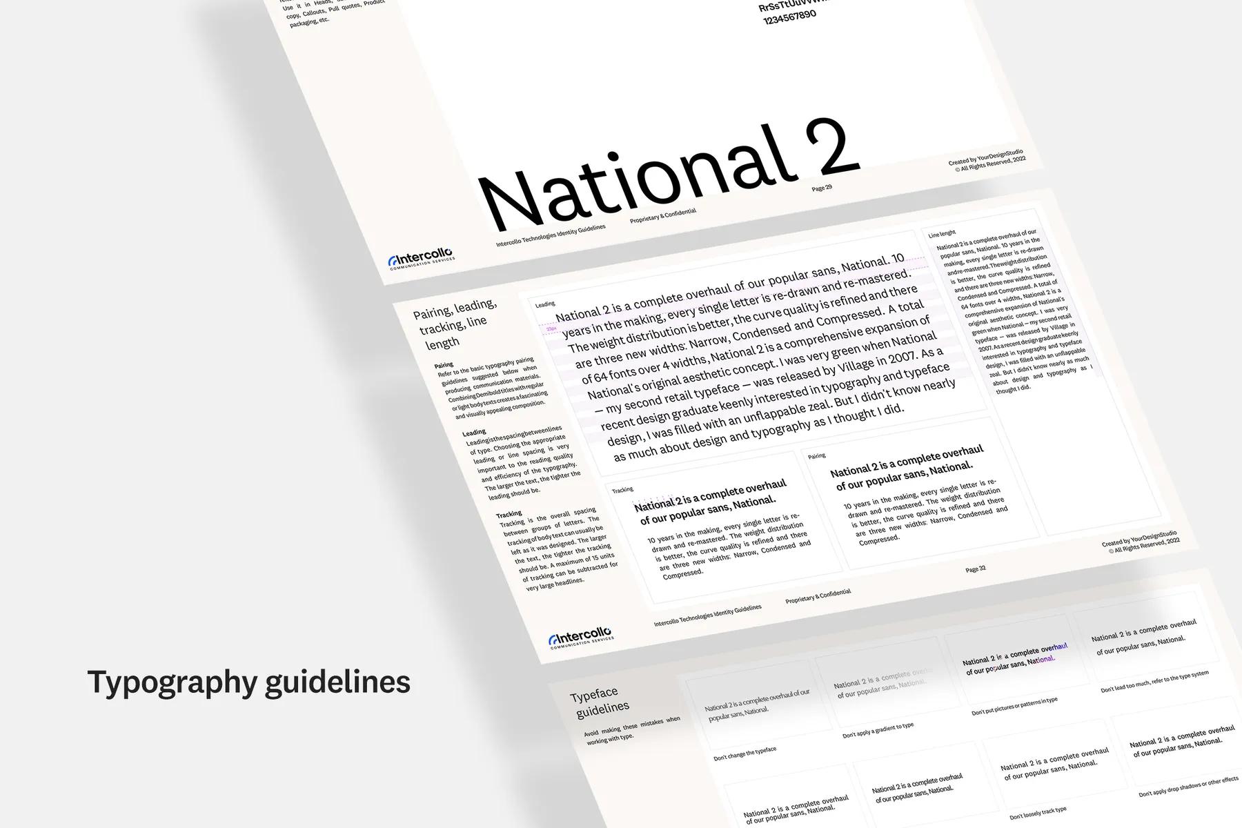 Brand Guidelines Template for InDesign