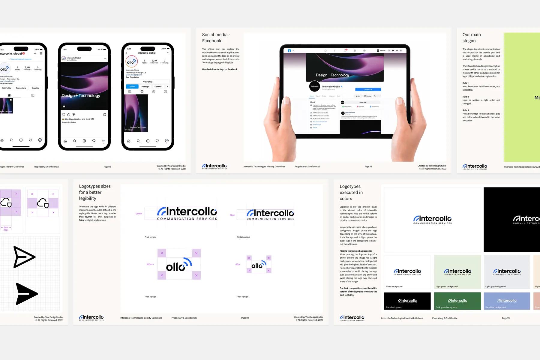 Brand Guidelines Template for InDesign