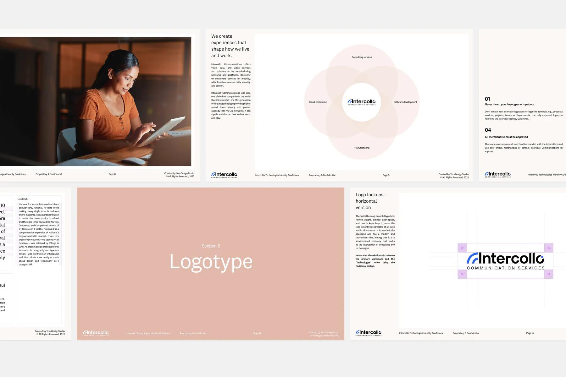 Brand Guidelines Template for InDesign