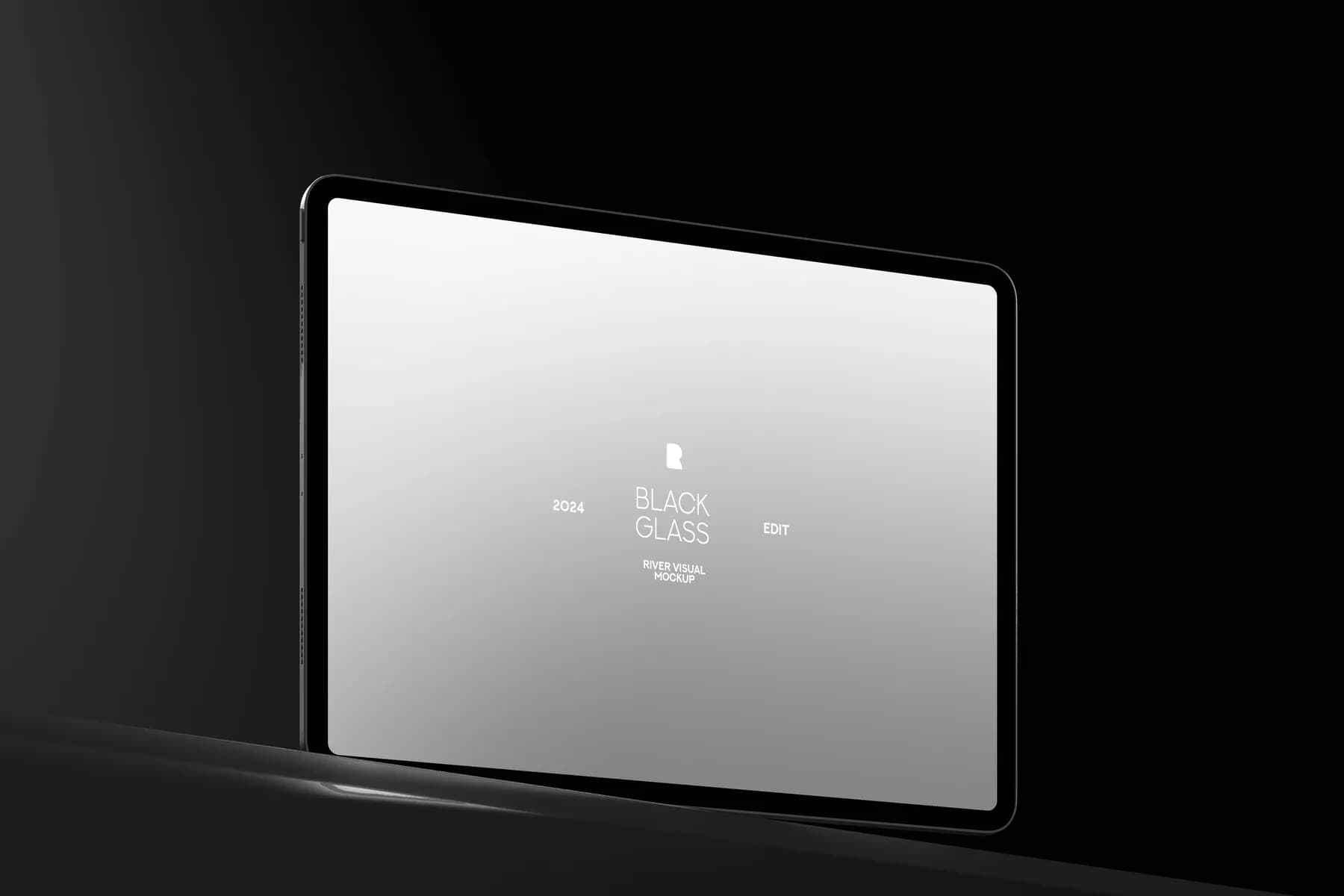 Device Mockup - Black Glass Series