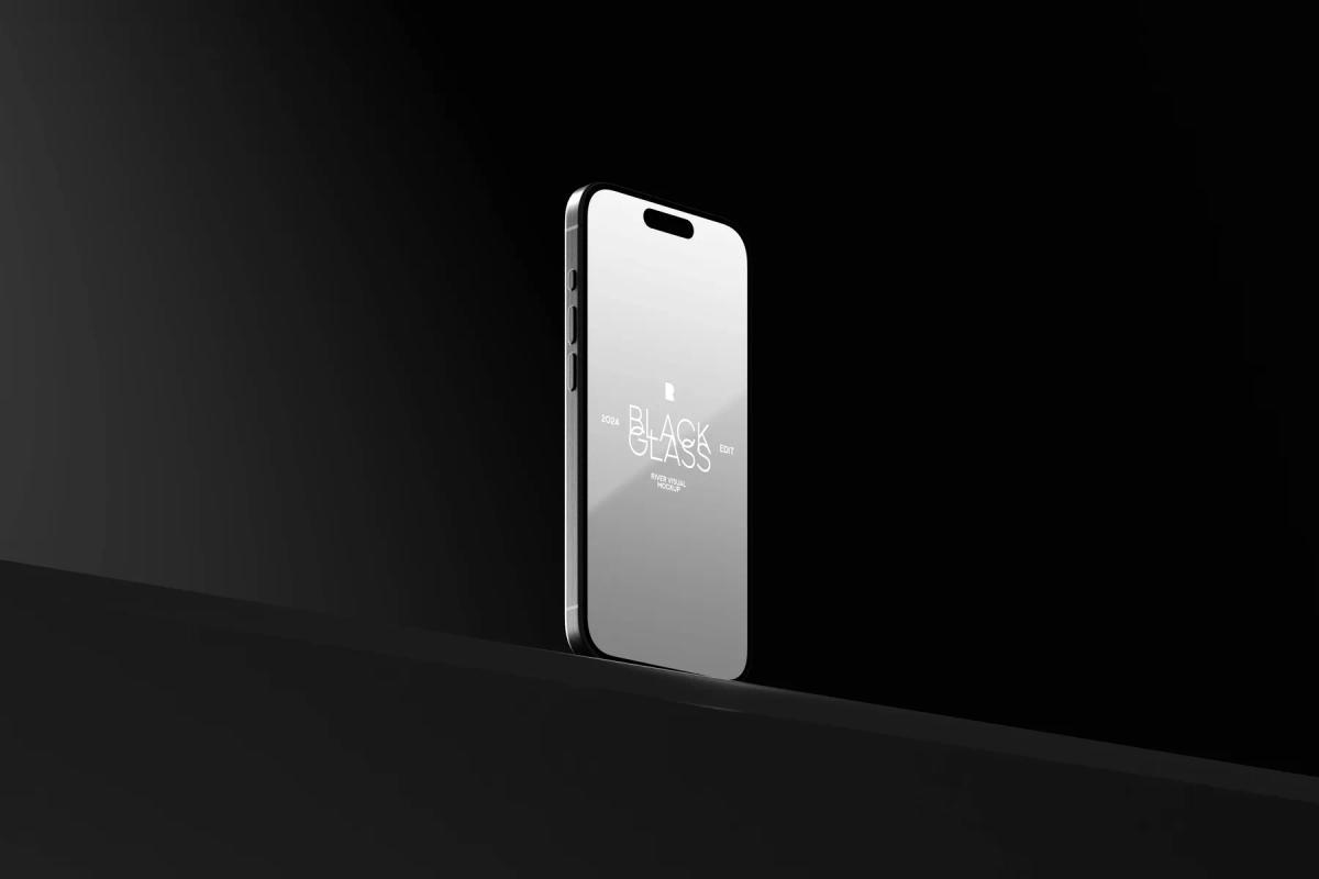 Device Mockup - Black Glass Series