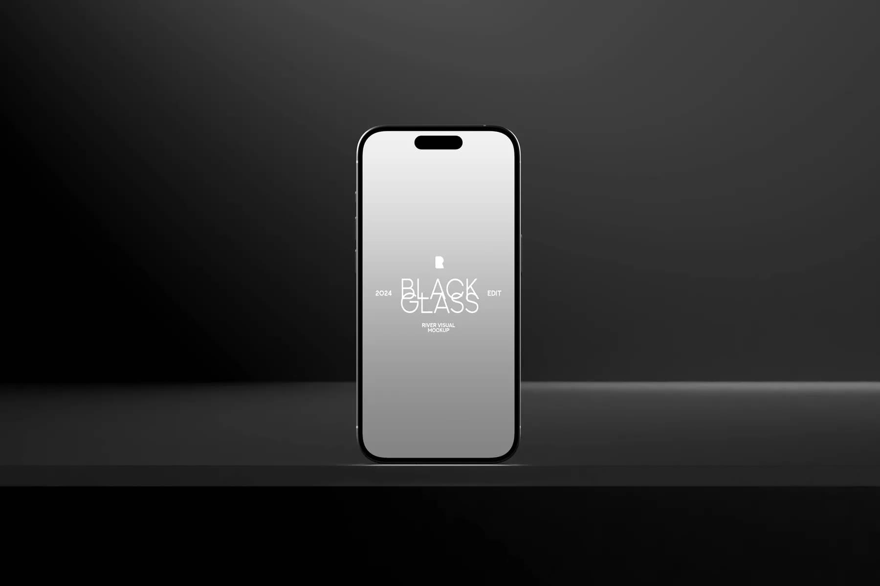 Device Mockup - Black Glass Series
