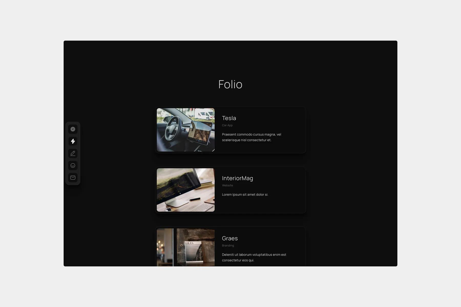 Cyberfolio is a playful, dark-themed personal Framer website template on smotrowrelated.com