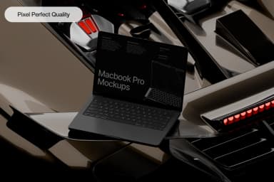 Macbook Pro Mockups (Automotive Edition)