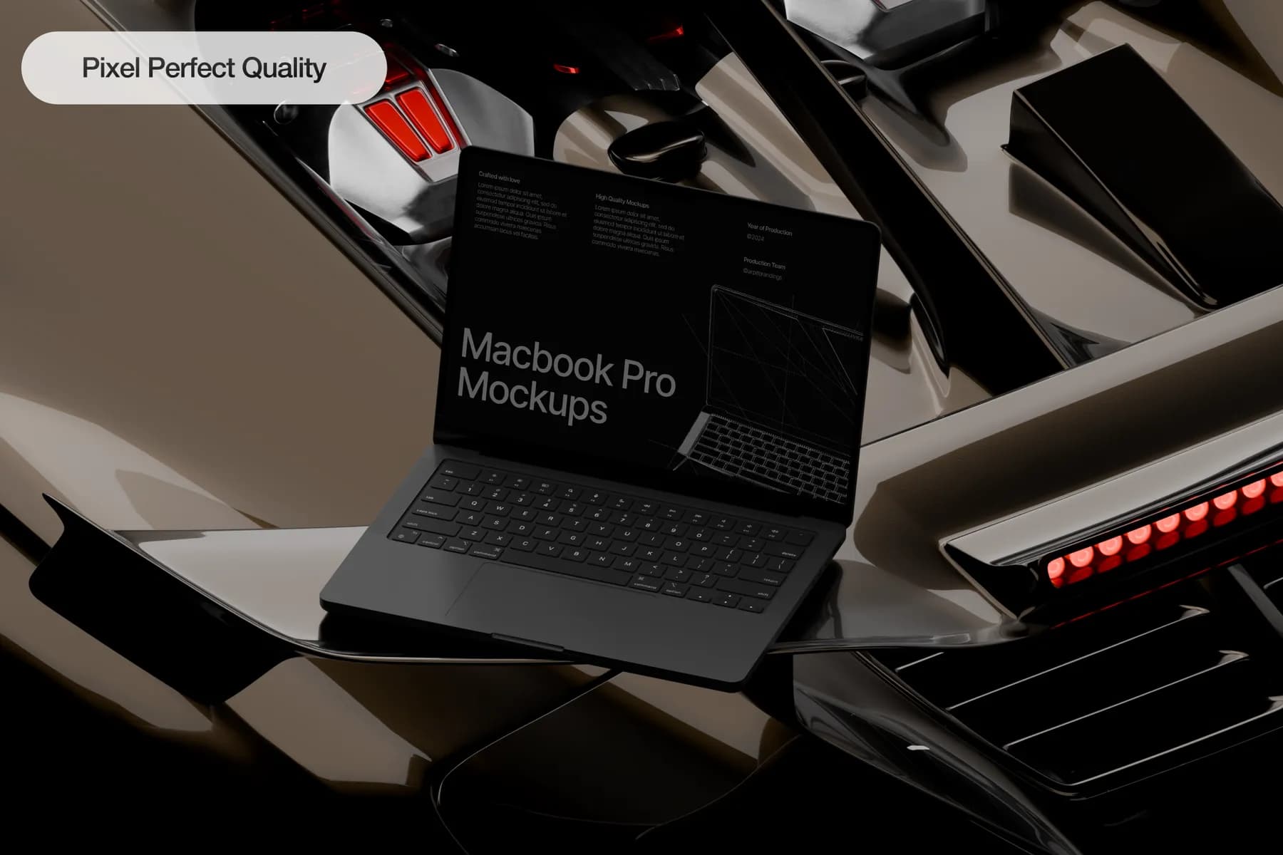 Macbook Pro Mockups (Automotive Edition)