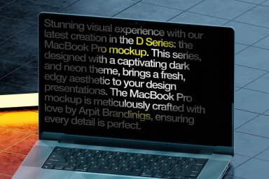 D Series Macbook Pro N.01
