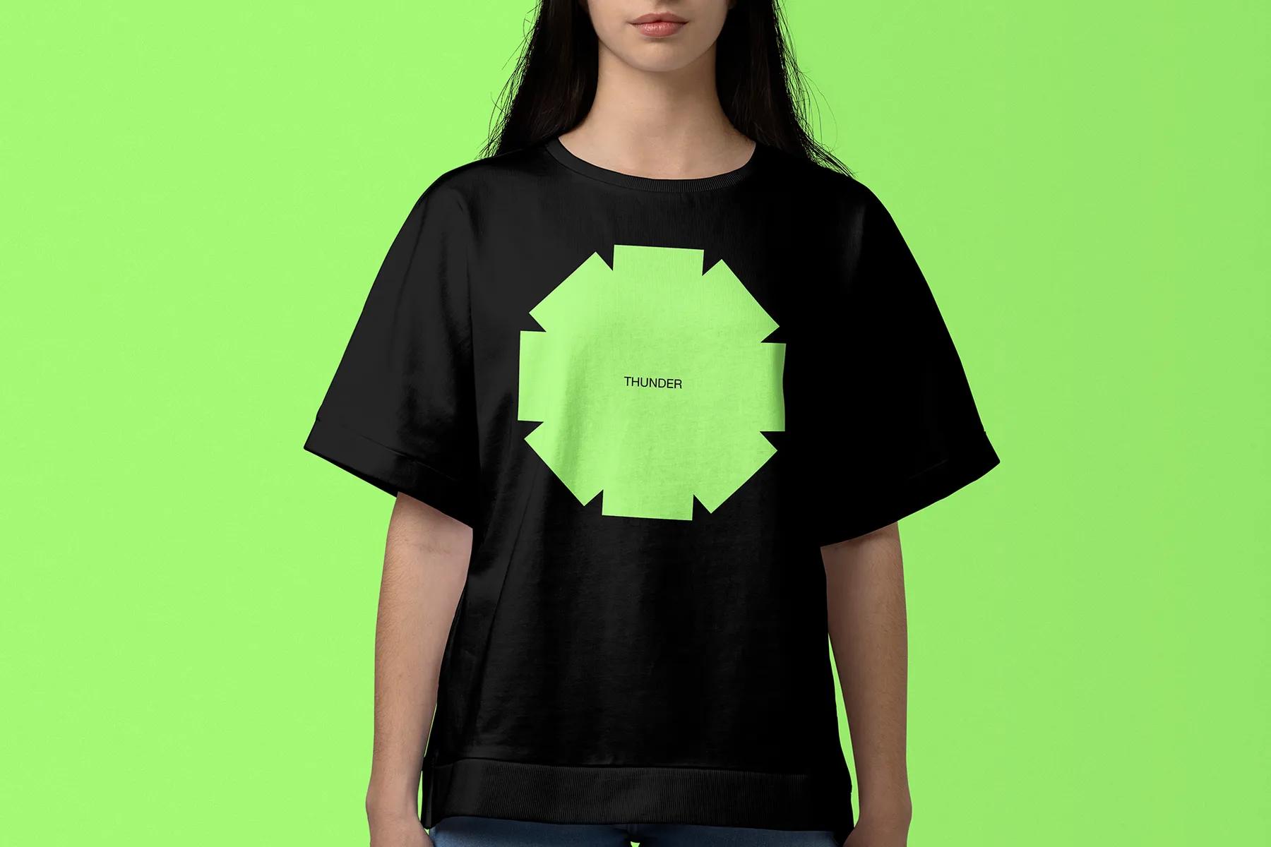 Women's T-shirt Front Mockup 