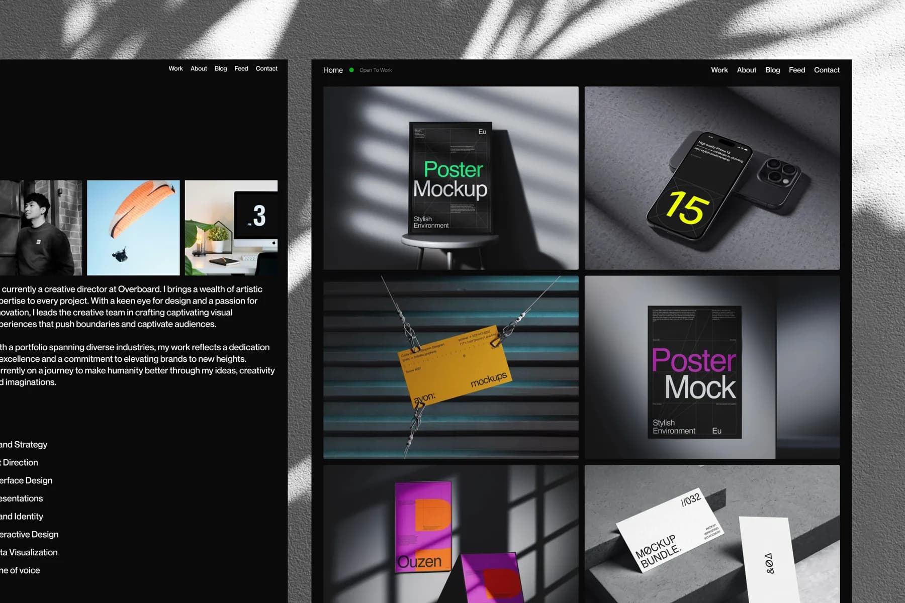 Kenjoo - Sleek Modern Framer Portfolio Template