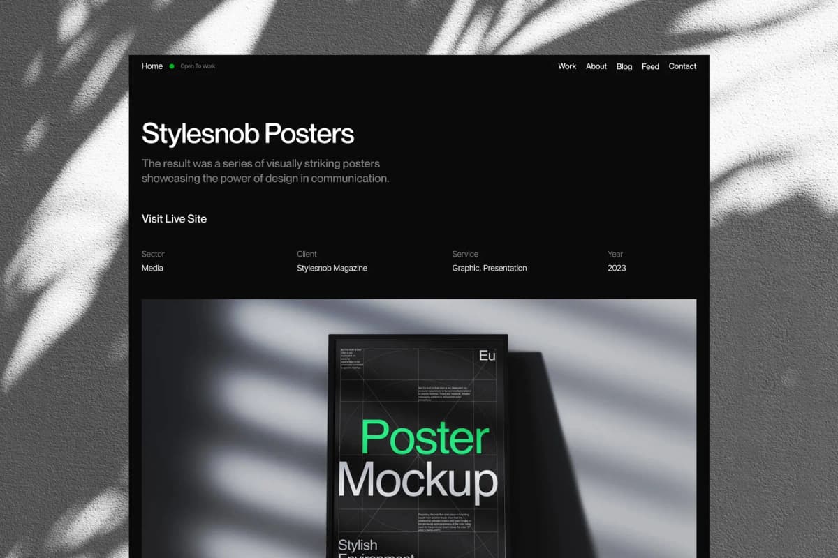 Kenjoo - Sleek Modern Framer Portfolio Template