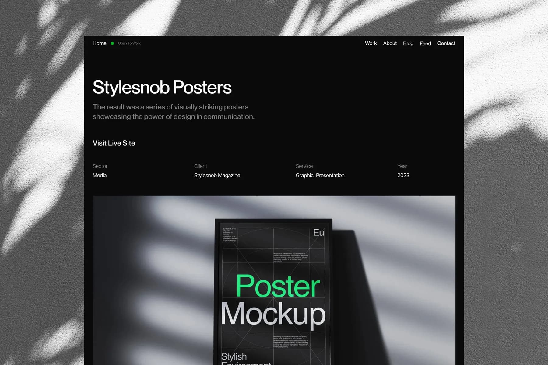 Kenjoo - Sleek Modern Framer Portfolio Template
