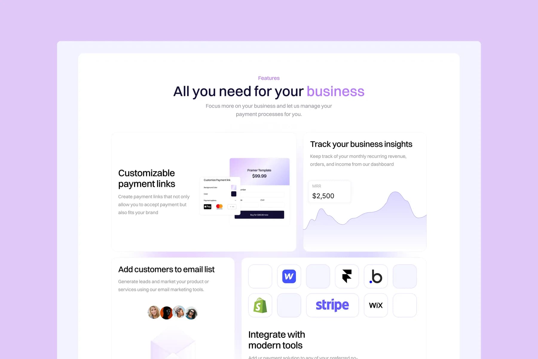 Paywave - Multipage Framer Website Template