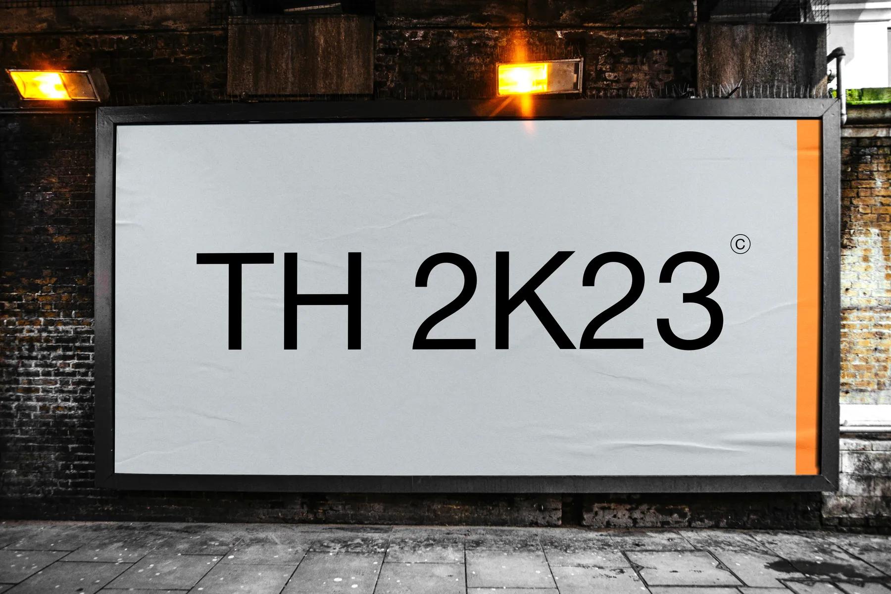 Outdoor Billboard Mockup