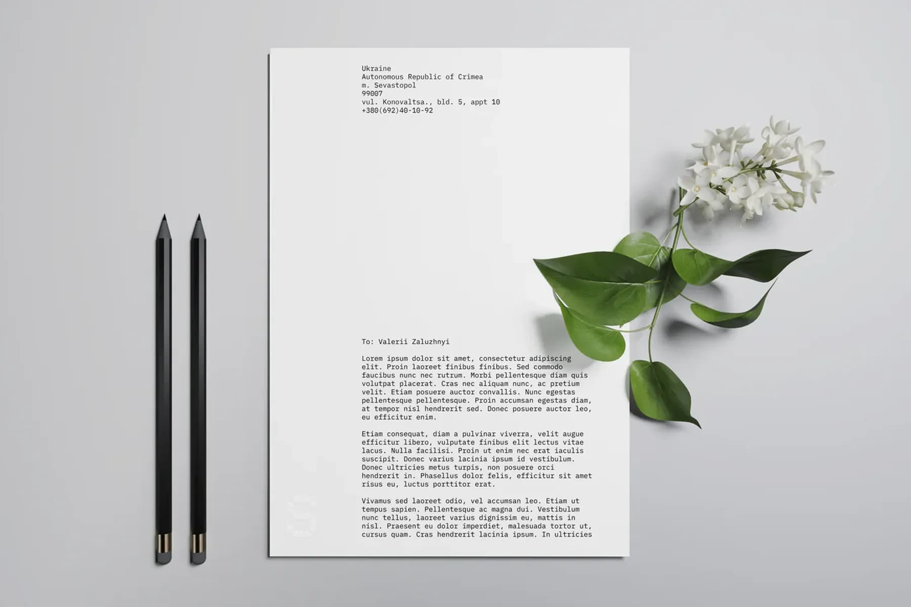Stationery Mockup
