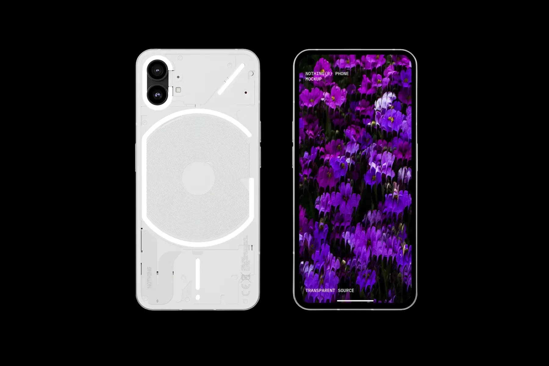 Nothing Phone Front Mockup
