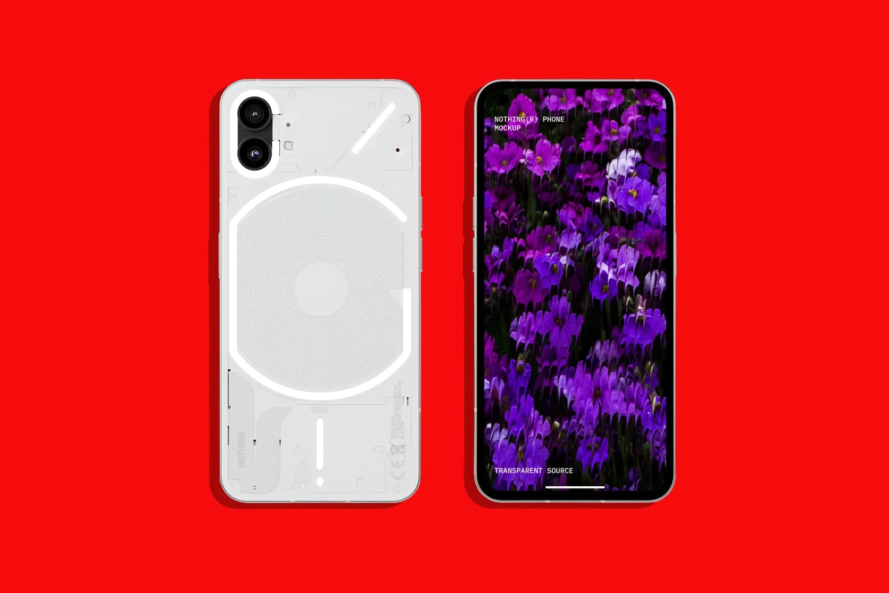 Nothing Phone Front Mockup