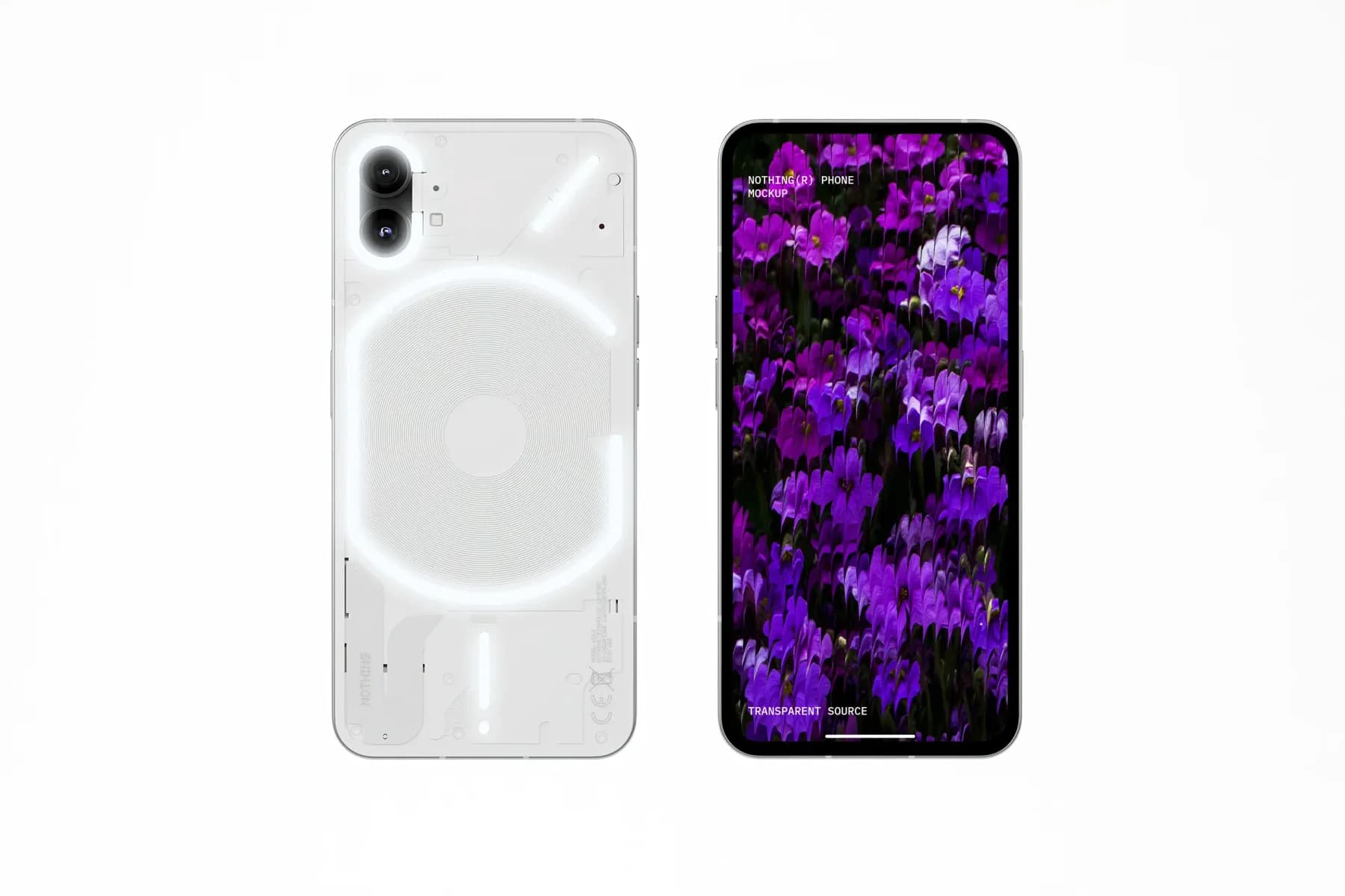 Nothing Phone Front Mockup