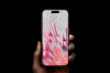iPhone 15 Pro Hand Mockup