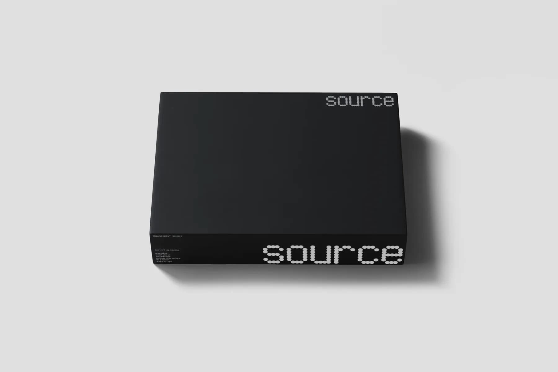 Box Top View Mockup