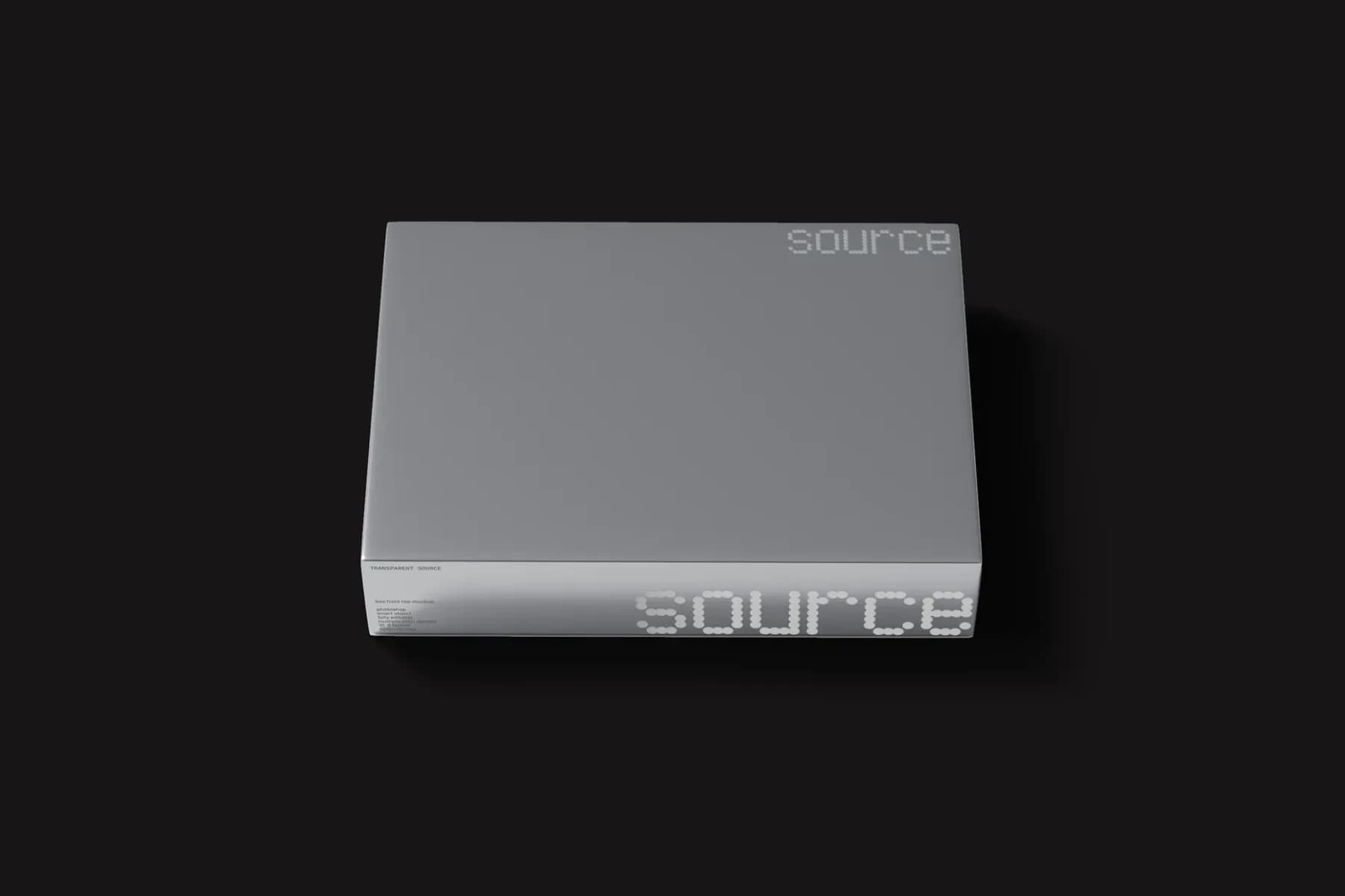 Box Top View Mockup
