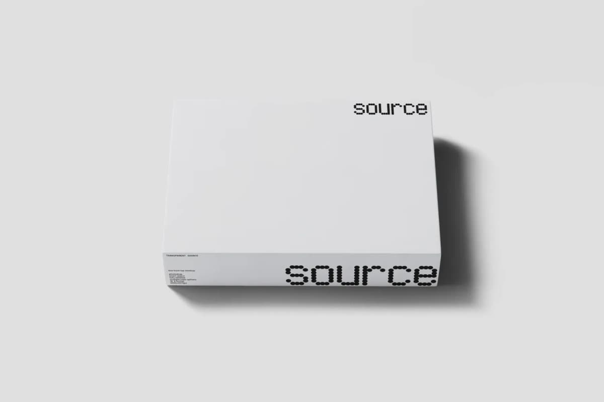 Box Top View Mockup
