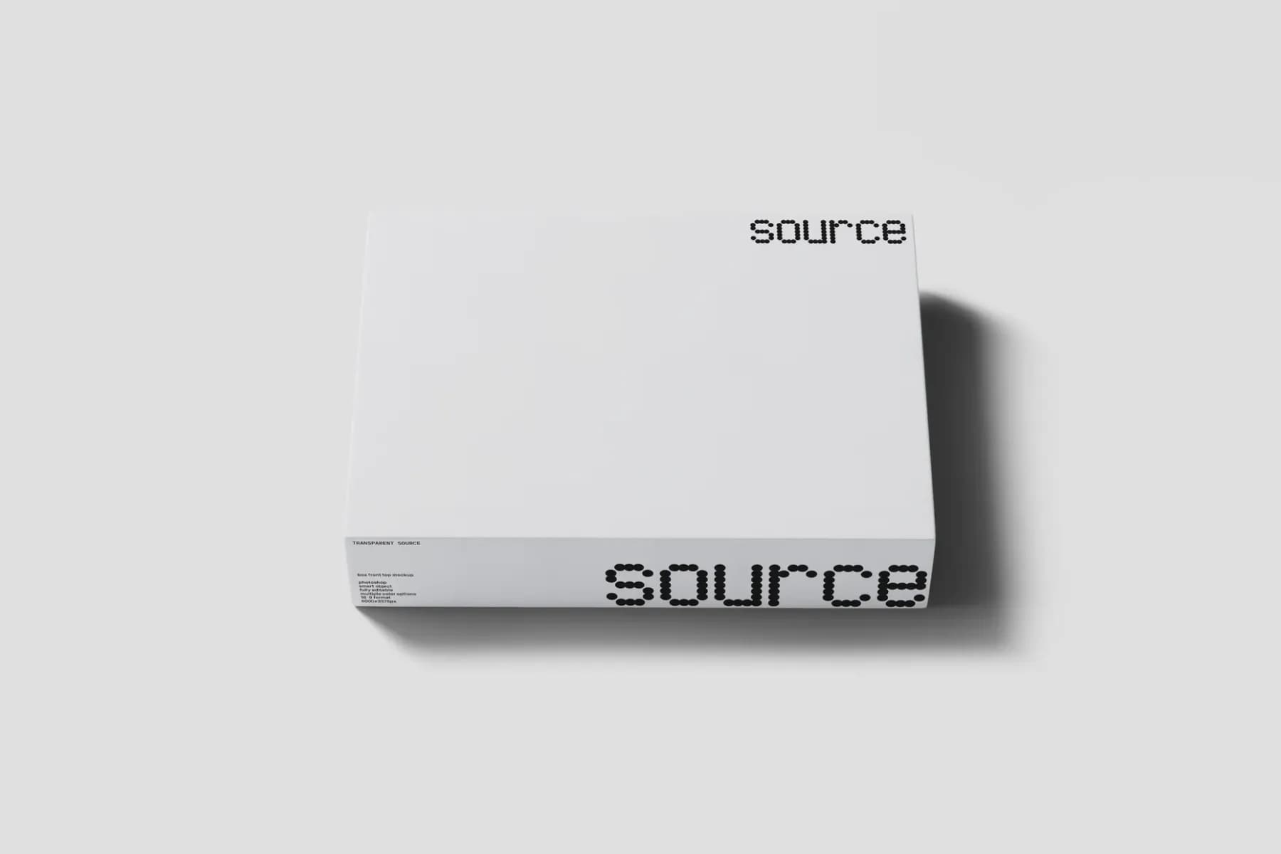 Box Top View Mockup