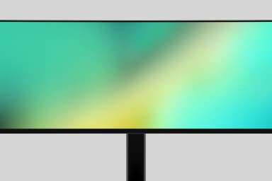 49-inch Screen Monitor Mockup