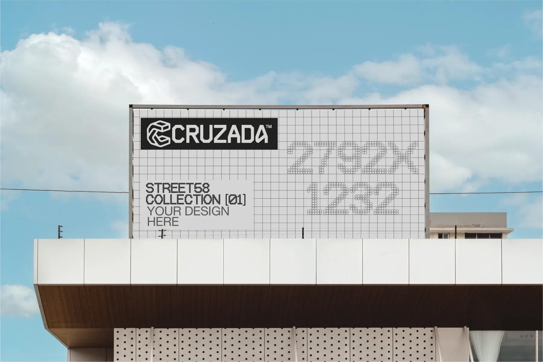 Sign on Building Mockup