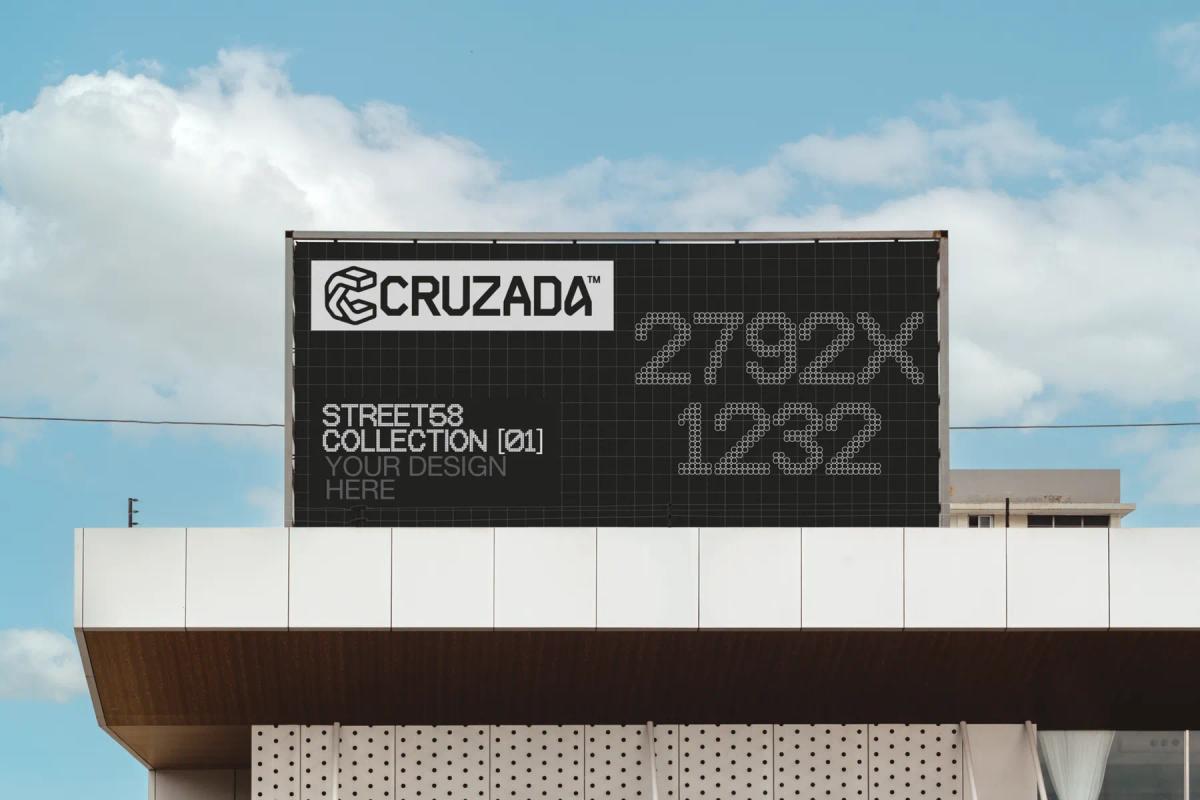 Sign on Building Mockup