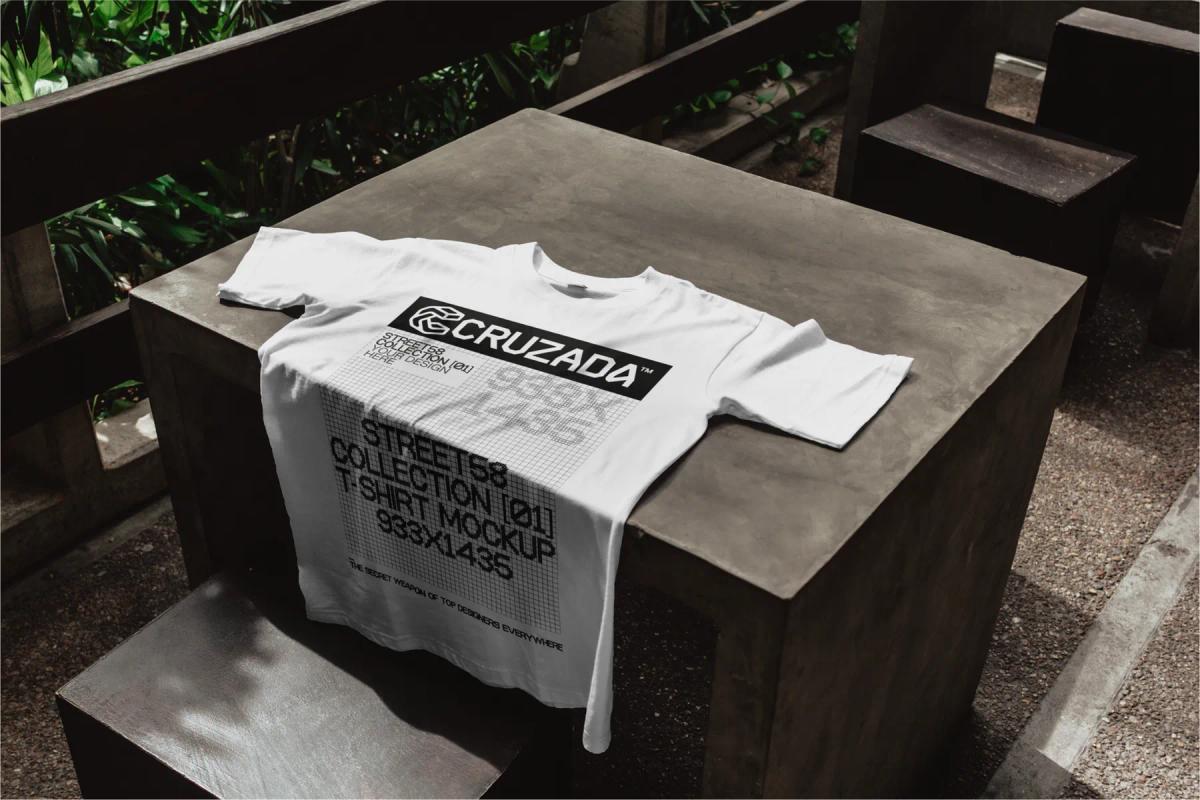 T-Shirt Over Table