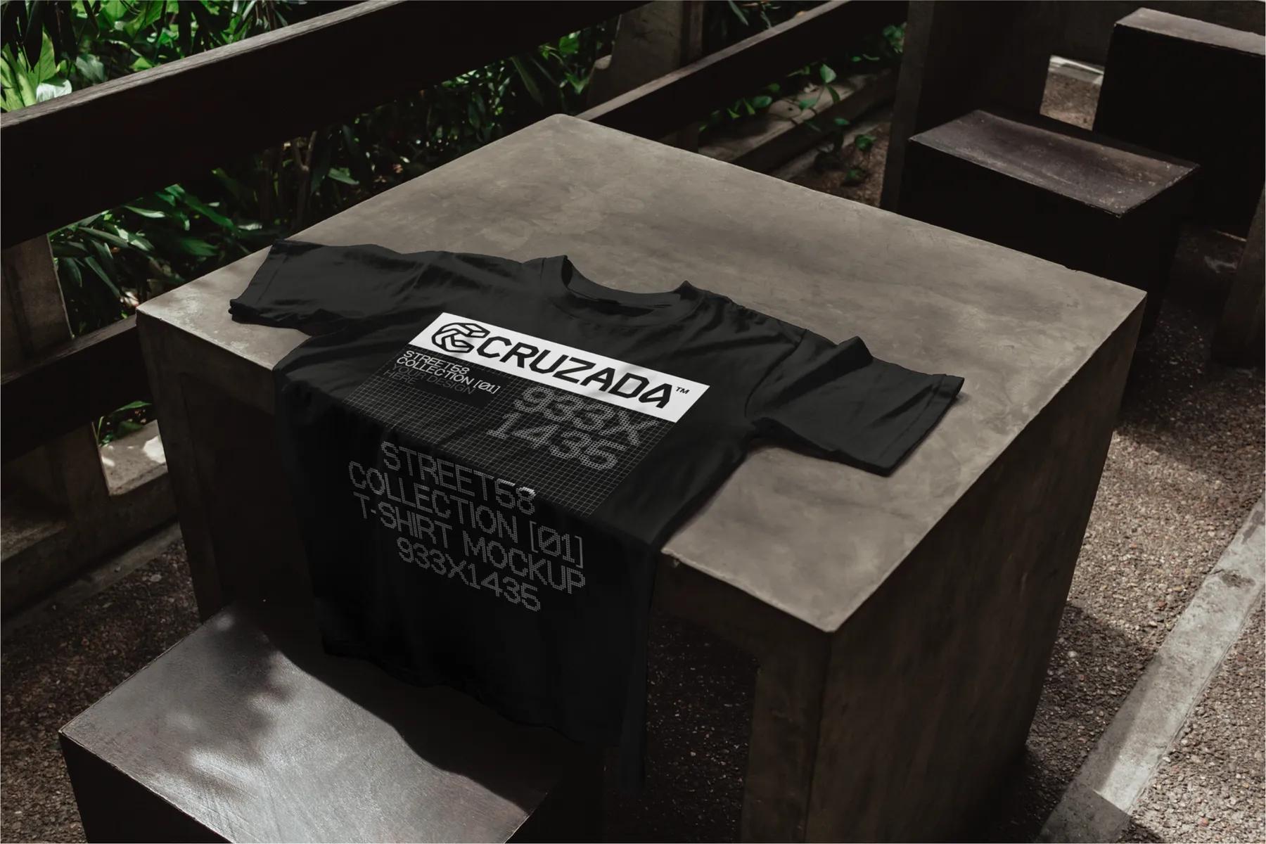 T-Shirt Over Table