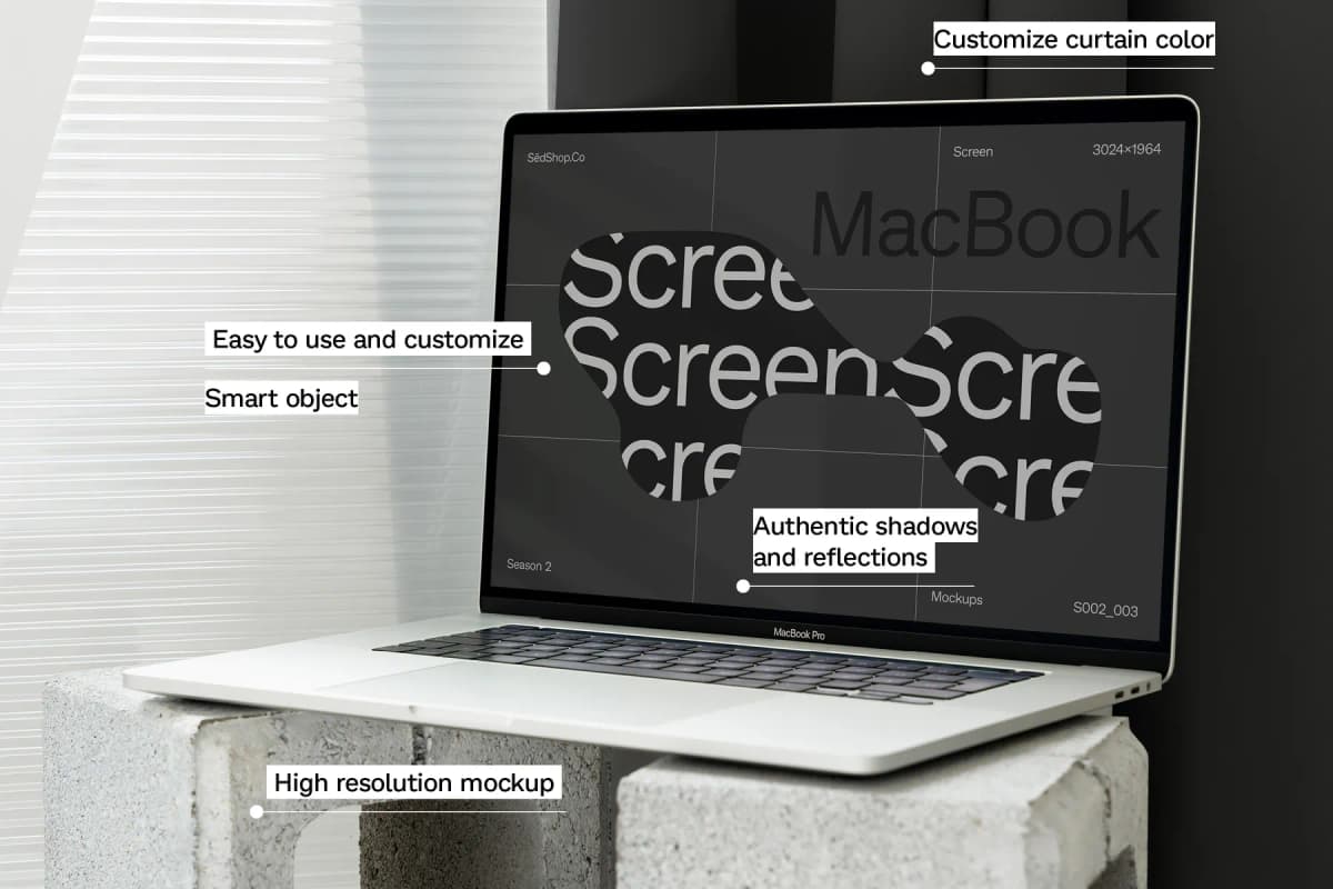 MacBook Mockup S002-003