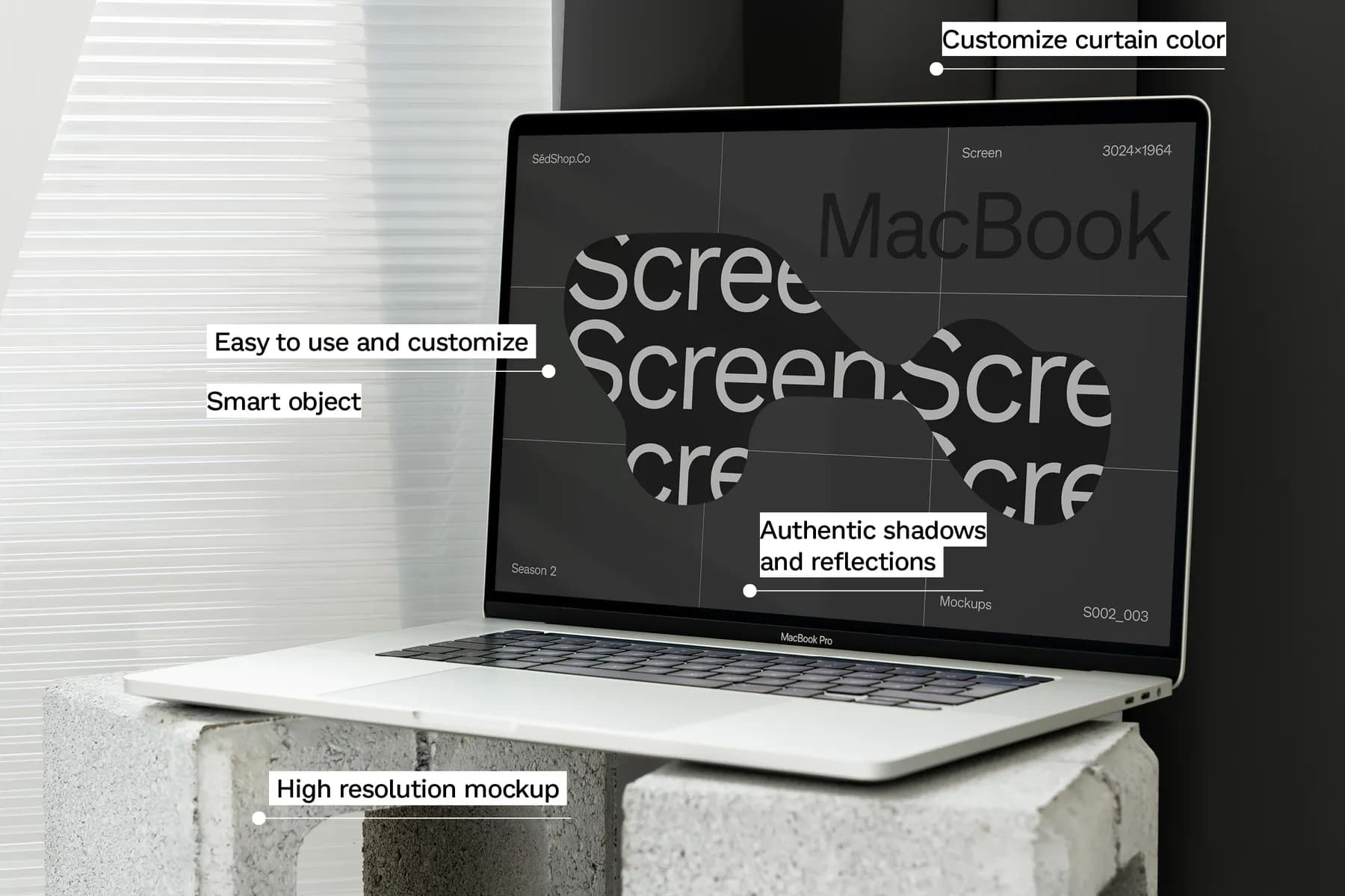 MacBook Mockup S002-003