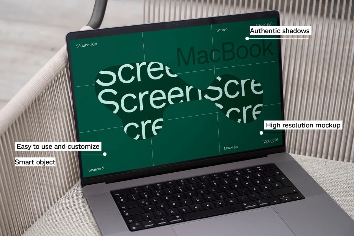 MacBook Mockup S002-025