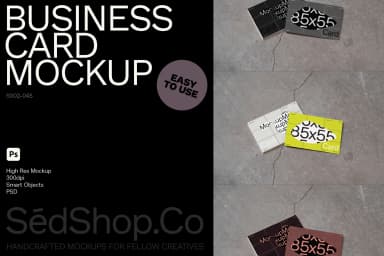 Business Card Mockup S002-045
