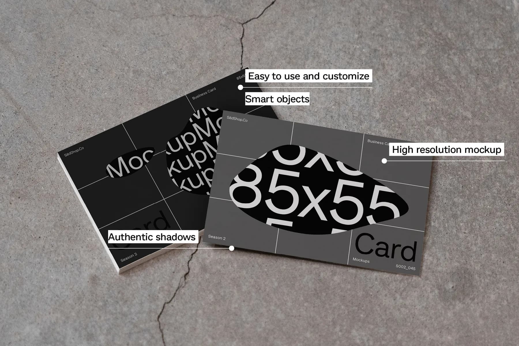 Business Card Mockup S002-045